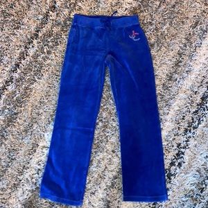 Blue soft sweatpants